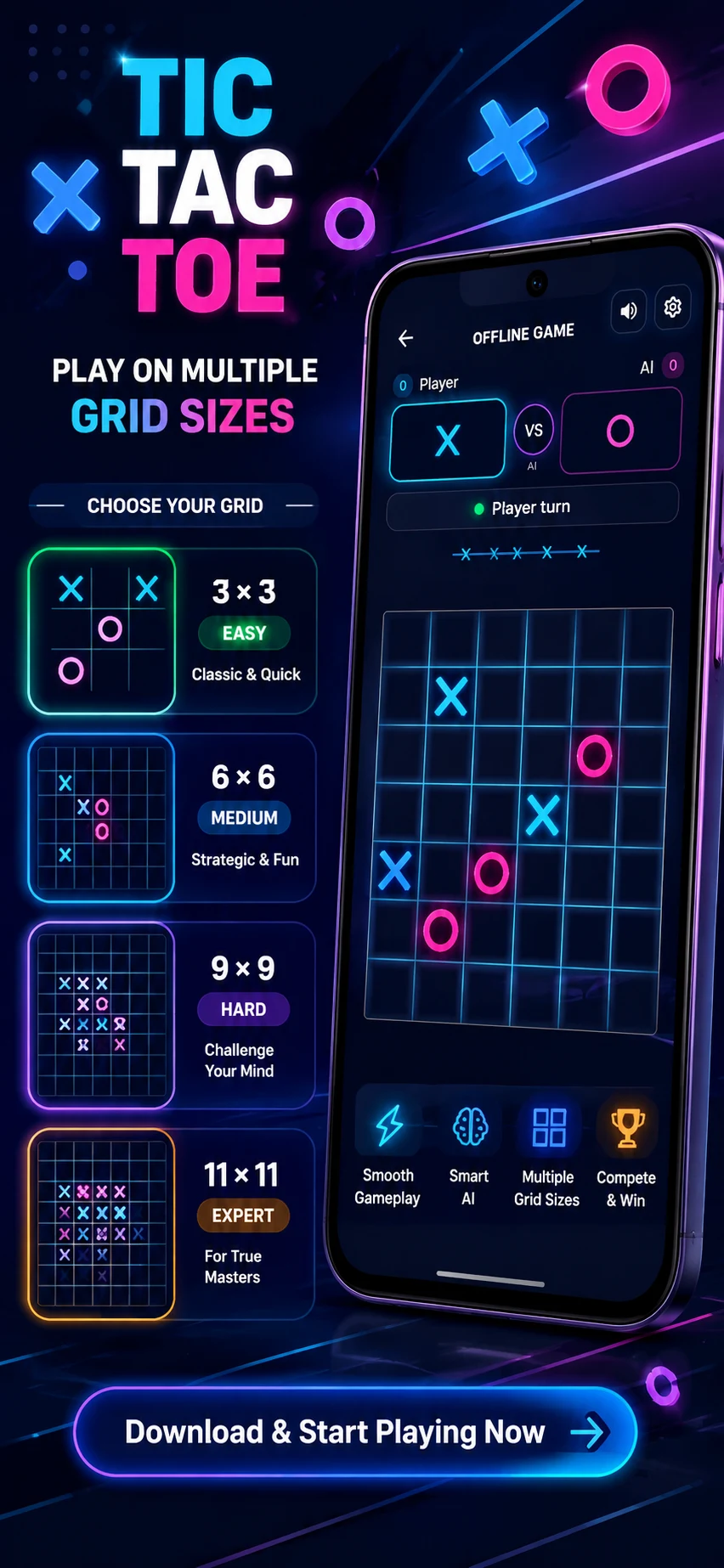 Tic Tac Toe Multiplayer XO screenshot